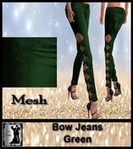 Bow Jeans Green