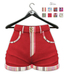 Beth shorts mp cutouts red