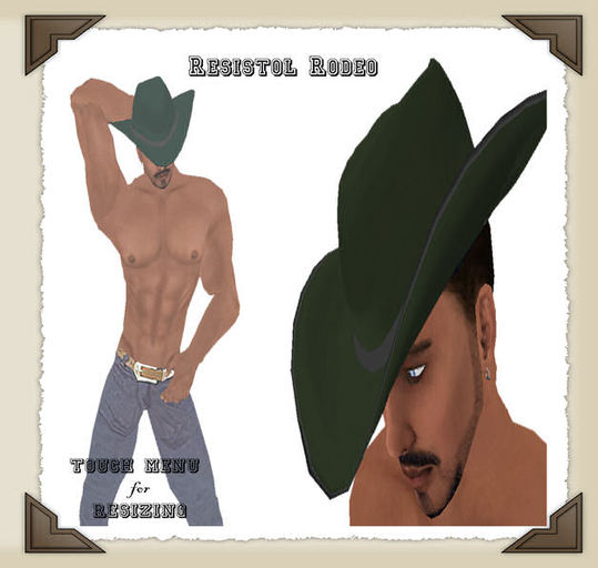 *DD*Resistol Rodeo Forest Green Cowboy Hat