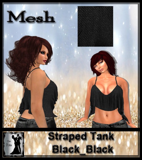 Straped Tank Black_Black