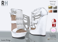 !Rebel Hope - Aruba Mesh Wedge White