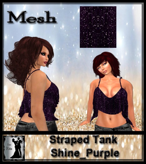 Straped Tank Shine_Purple