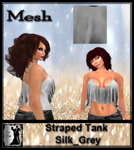 Straped Tank Silk_Grey