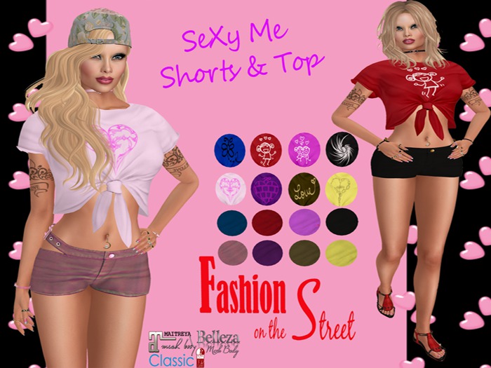 SeXy Me Shorts & Top W/Hud