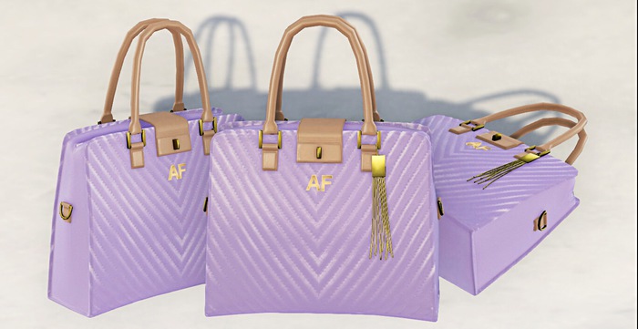 {Soel Tote - Violet}**Af by Akira**
