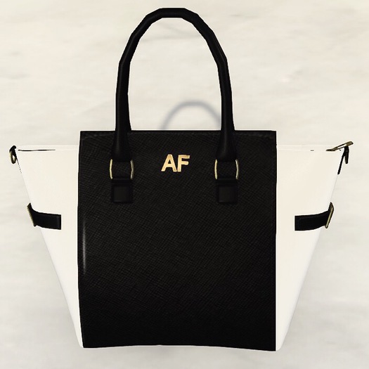 Beverly Bag - Black & White Handbag