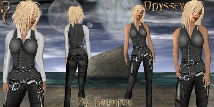 *DE Designs* Odyssey Ladies - Black