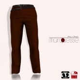 [Marquesse] Adrian Pants Wine Red