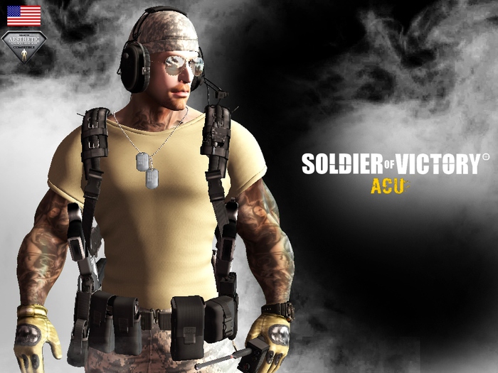 CA AESTHETIC SOLDIER OF VICTORY US ACU OUTFIT