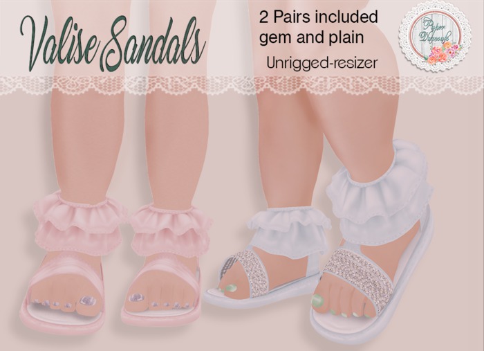 Paper Damsels - Valise Sandals - Mint