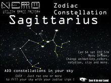 HTN stars SAGITTARIUS Zodiac Mesh Off Sim