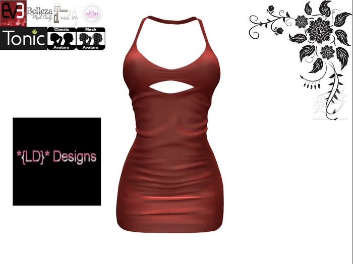 *{LD}* Designs Tease You Dress - Red