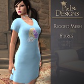 [P&L] - Sleep Shirt - Moon and Stars