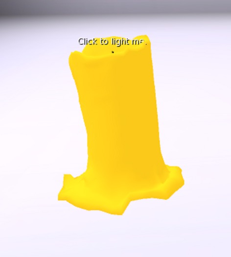 YardSale - Melted Candle