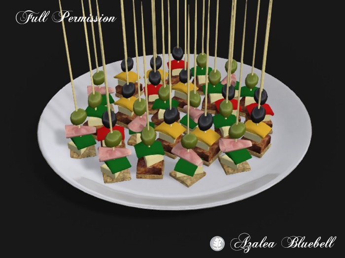 ~AB~ Cocktail Snacks ~ Full Perm Mesh ~ 2 LI