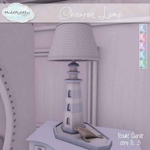 MuddPuddles: Chevron Lamp (add to unpack)