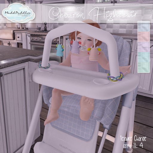 MuddPuddles: Chevron Highchair (add to unpack)