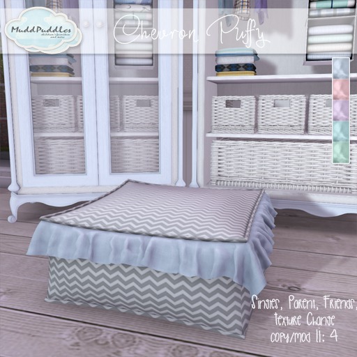 MuddPuddles: Chevron Puffy 