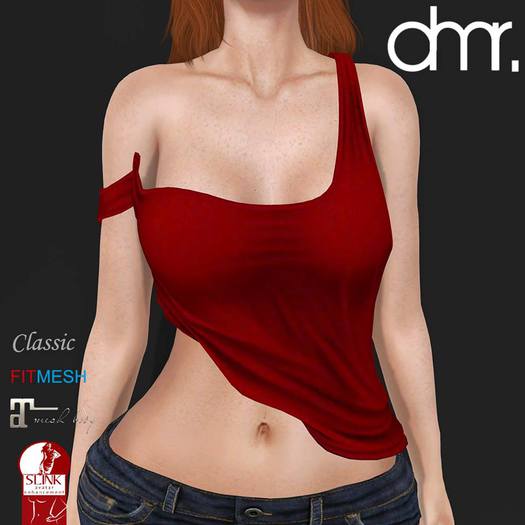 [DR] Shirt Side CYT Red ::Mesh::