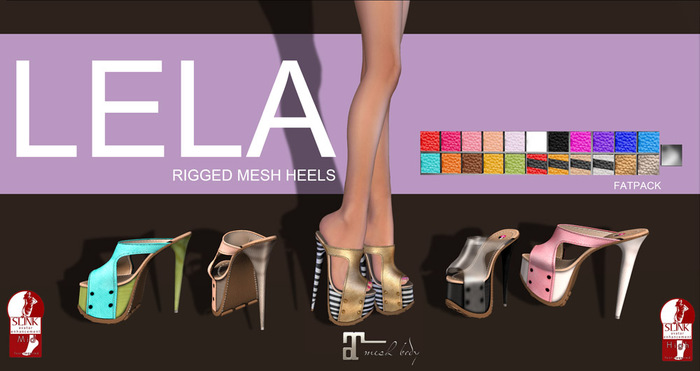 :: # MLT LEILA heels for Slink high&mid feet and MaitreyaMid