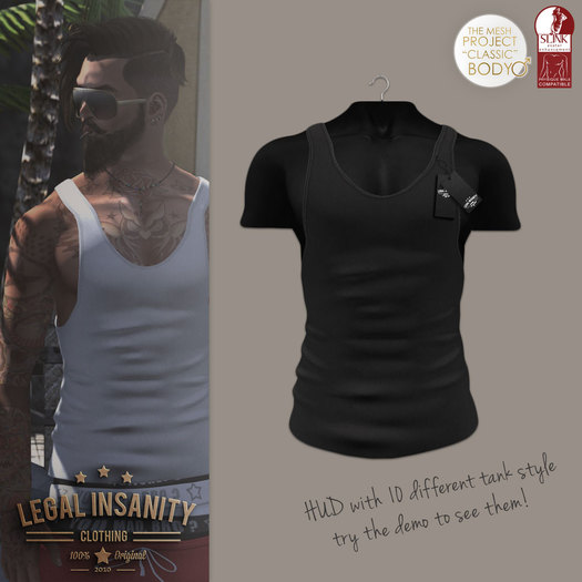 Legal Insanity - summer tank plain colors