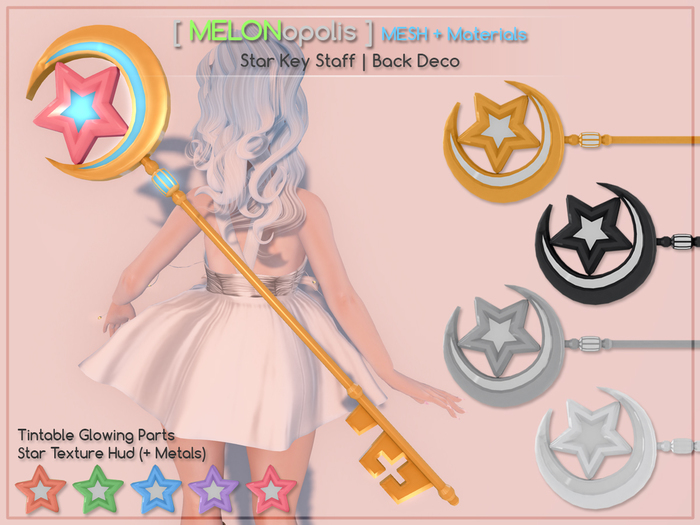 [M] Star Key Staff // Silver