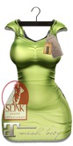 EmilyC Tamara Dress Maitreya Slink p+h Fitted // Lime