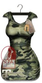 EmilyC Tamara Dress Maitreya Slink p+h Fitted // Camo
