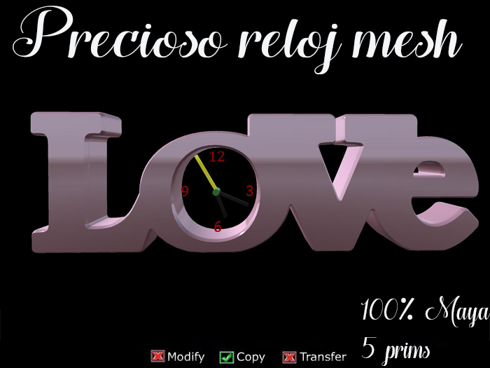 Reloj love mesh