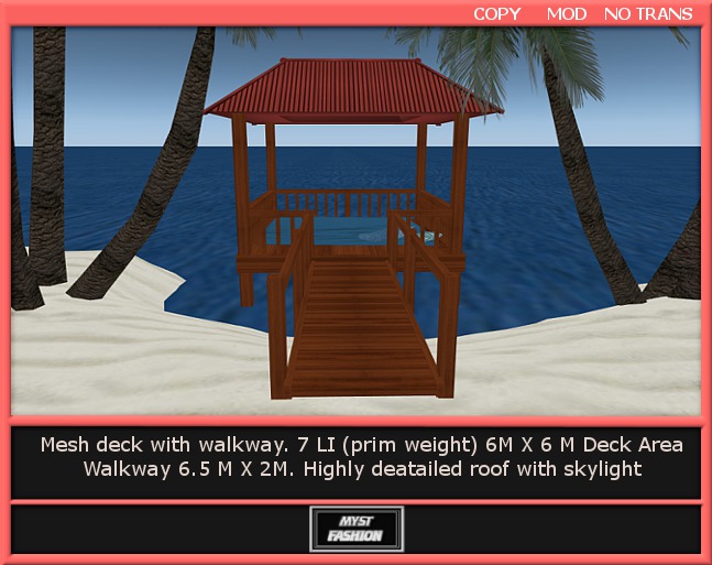 Mesh Deck W Skylight - Boxed