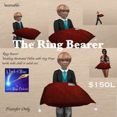Ring Bearer animated pillow walk with ring props(BAG)Trans Only
