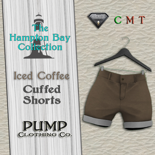 Iced Coffee Rolled Cuff Shorts - Aesthetic