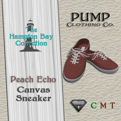 Peach Echo Summer Canvas Sneaker