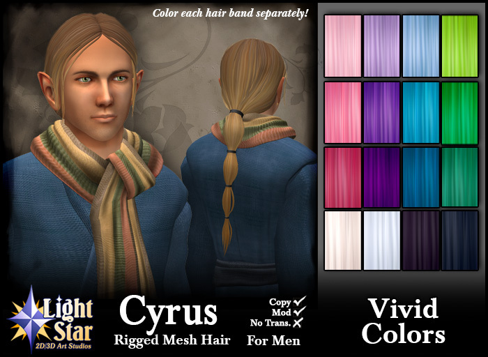 *LightStar-Hair-Cyrus-Vivid Colors