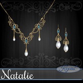 :::Krystal::: Natalie - Jewelry Set - Gold - Heavenly