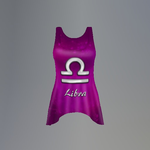 Pink Libra Zodiac Mesh Tank Top box