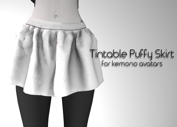 LMF Kemono Tintable Puffy Skirt