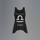 Charcoal Libra Zodiac Mesh Tank Top box