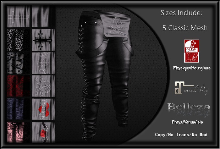 !Jaded! Bibs-Leather