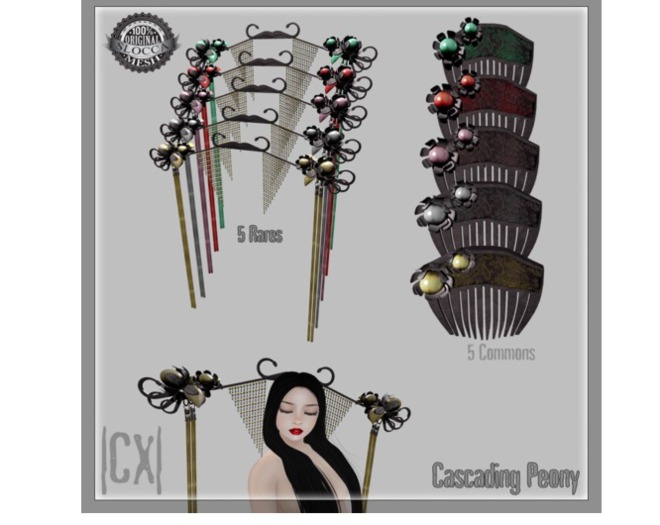[CX] Peony Comb (Gold) Common