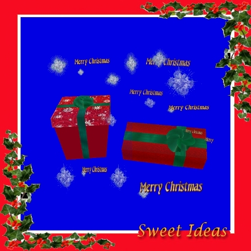 Sweet Ideas * Xmas Gift Box Set - Splendor Red (Boxed) w/ Emitter