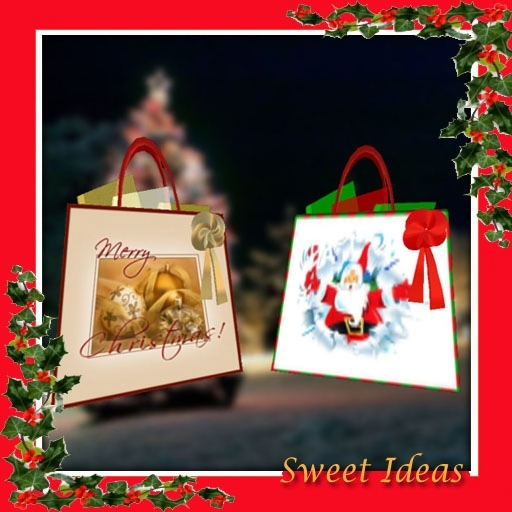 Sweet Ideas * Xmas Gift Bag Set - Greetings (Boxed)