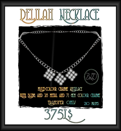~BLD~ Delilah Necklace (Colour change)