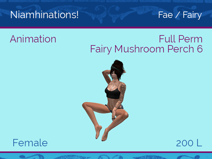 ! Niamh! FaeMushroomPerch6