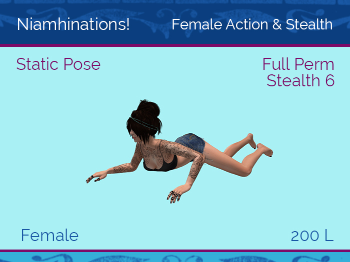 Action & Stealth - OOO - Female - Full Perm Poses & Animations from Niamhinations!