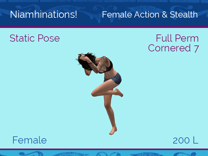 Action & Stealth - OOO - Female - Full Perm Poses & Animations from Niamhinations!