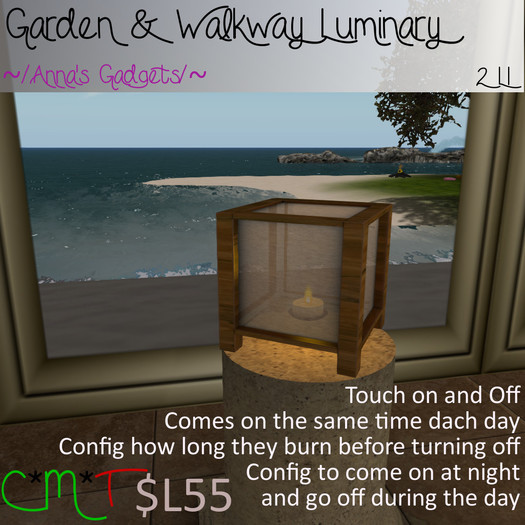 ~/AG/~ Garden / Path  Luminary