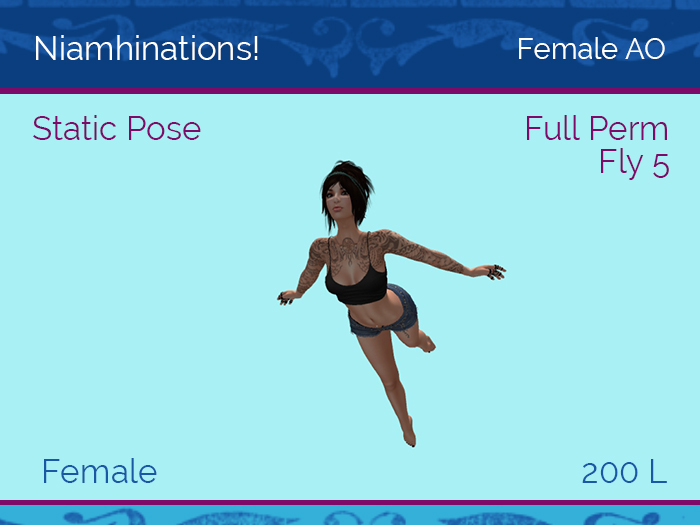 AO - OOO - Female - Full Perm Poses & Animations from Niamhinations!