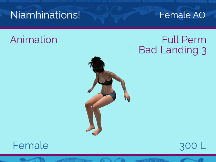 AO - OOO - Female - Full Perm Poses & Animations from Niamhinations!