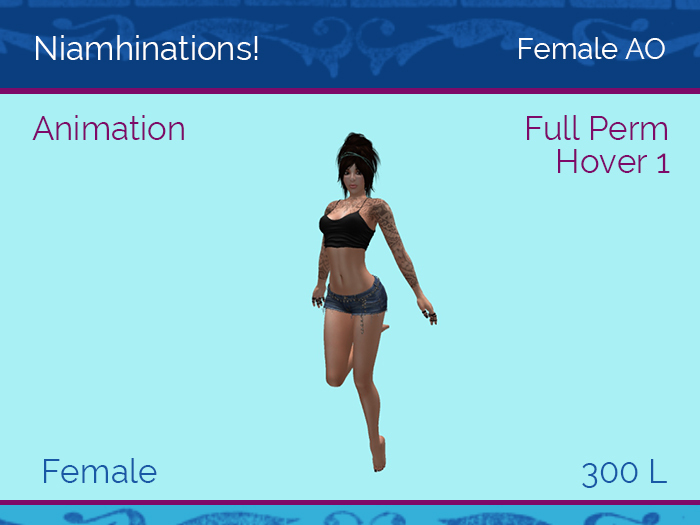 AO - OOO - Female - Full Perm Poses & Animations from Niamhinations!